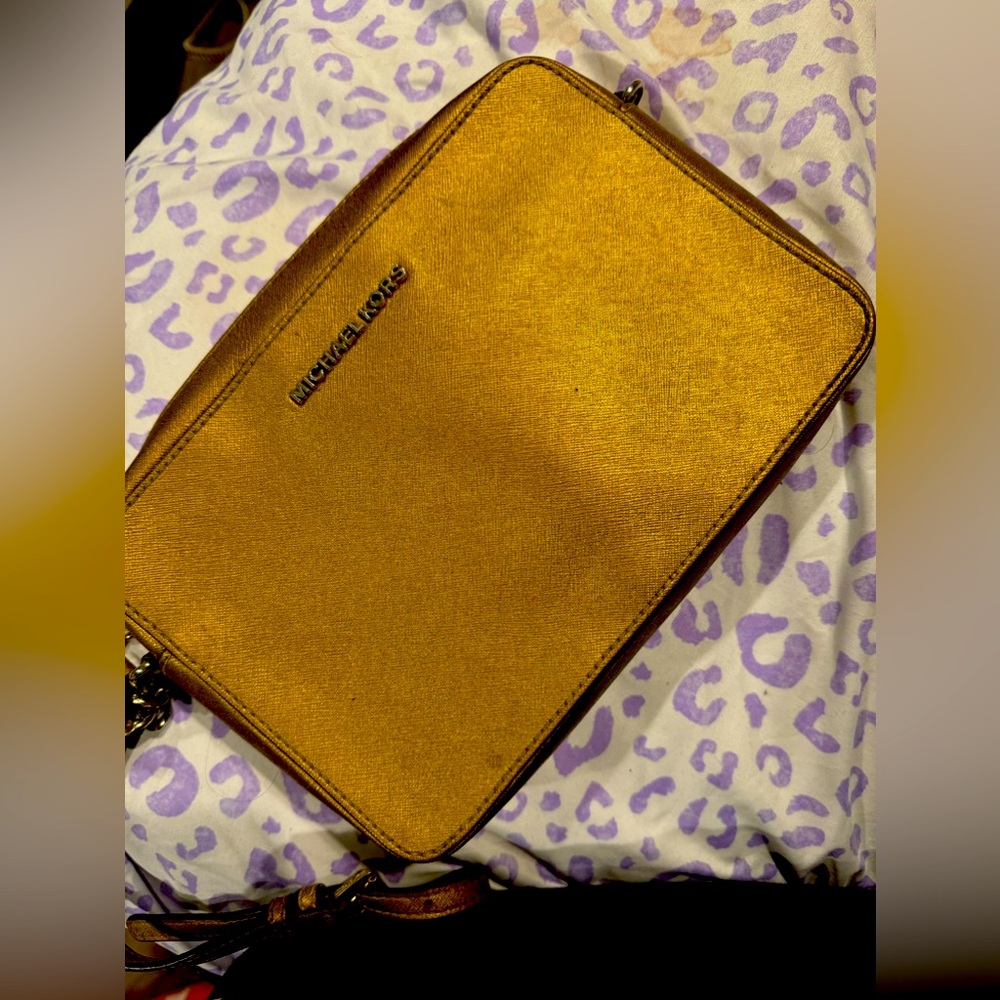 Michael Kors Gold crossbody